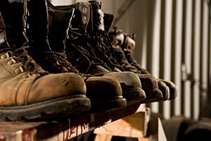 Picture of work boots